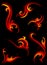 Fire swirls