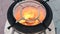 Fire in the tandoor. The flame in the stove. National Cooking.