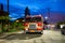 Fire truck on exhibit at independence day block party