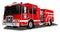 Fire Trucks HME Ahrens Fox Vector