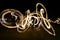 Fire-twirling artistic Long Exposure