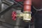 Fire valve, installation of fire safety, Security fire system in