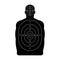 Firearm shooting training human torso target