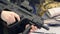 Firearms gun submachine sniper rifle large-caliber weapons