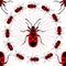 Firebug. Vector illustration. Isolated on a white