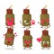 Firecracker explosive cartoon character with love cute emoticon