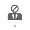 Fired icon from Human resources collection.