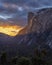 Firefall of Yosemite at Sunset