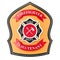 Firefighter Badge, emblem. 3D rendering