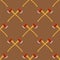 Firefighter Cross Axes Seamless Pattern