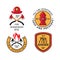 Firefighter emblems and badges