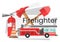 Firefighter equipment and machinery and tools