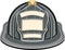 Firefighter Helmet Black