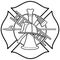 Firefighter Honor Badge Illustration