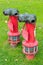 Firefighter hose hydrant Red