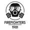 Firefighters logo, simple style