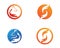 Firefox animals logo and symbols template app icons