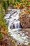 Firehole Falls in Yellowstone National Park, Wyoming, USA