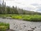 Firehole River Flowing Through Yellowstone National Park