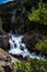 Firehole river and waterfalls in yellowstone wyoming