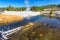 Firehole River in Yellowstone National Park