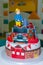 Fireman Birthday Cake Close Up