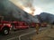 Fireman Fighting Brush Fire, Firefighters