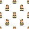 Fireman Woman Avatar Seamless Pattern