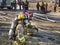 Firemen training at the New Baltimore Fire Station