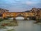 Firenze Italia Florence Italy beautiful sunset Ponte Vecchio famous bridge landmark