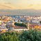 Firenze landmarks. Florence bridges and cityscape