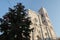 Firenze, Tuscany Italy - December 30, 2018 frontal lower view the Duomo of Florence Giotto`s Bell Tower and FLorence Christmas