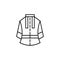 Fireproof, clothes, safety icon. Simple line, outline vector elements of safety at work for ui and ux, website or mobile