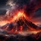 Firestorm Burst: Vivid and Dynamic Image of an Intense Volcanic Eruption