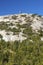 Firetower on open granite dome, summit, Mt. Cardigan, New Hampshire.