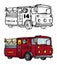 Firetruck coloring book