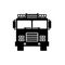Firetruck front view silhouette icon
