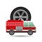 Firetruck icon wheel design