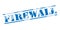 Firewall blue stamp