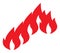 Firewall - Vector Icon Illustration