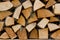 Firewood background.