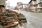 Firewood at the street in Bansko