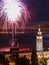 Firework above Ferry Building