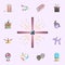 firework colored icon. circus icons universal set for web and mobile