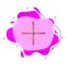 Firework colored liquid bacdge icon. Simple color vector of circus icons for ui and ux, website or mobile application