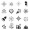 Firework icons set 2