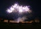 Firework at the Orangerie castle in Kassel, German