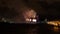 Firework in Riga city