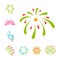 Firework vector illustration celebration holiday event night explosion light festive party