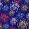 Fireworks background pattern